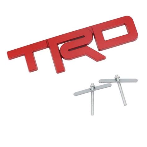 Buy Cdrauto 3d Trd Red Emblem Grill Front Grill Emblem Badge Logo Decal Trd Decals Trd Decals