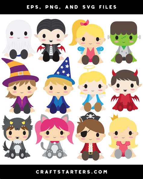 Halloween Costume Clip Art