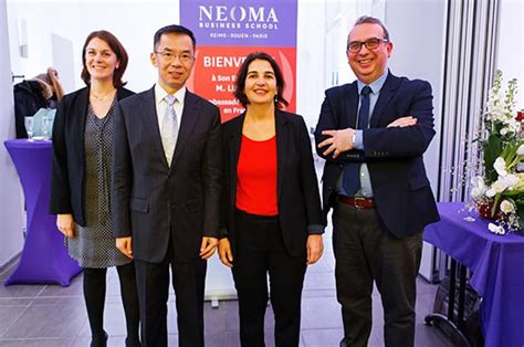 Visite De Monsieur Lu Shaye Ambassadeur De Chine En France Neoma