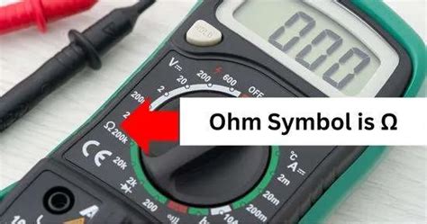 What is the Symbol for Ohms on a Multimeter - (Beginners Guide)