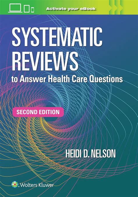 Systematic Reviews To Answer Health Care Questions 9781975211097