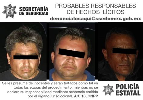 SS detiene a tres integrantes de célula delictiva dedicada al robo de