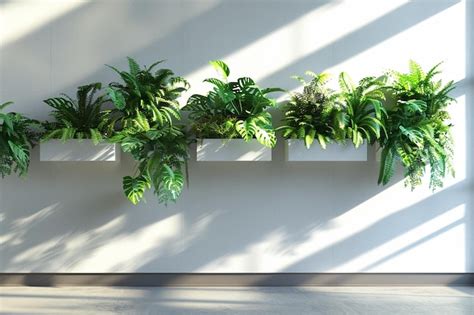 Premium Photo Wallmounted Planters For Indoor Greenery Octane Re