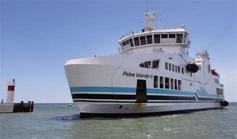 Shoreline Crowd Greets New 40m Pelee Island Ferry At Kingsville Dock