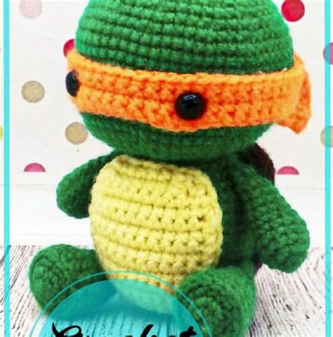 Ninja Turtle Amigurumi Crochet Free Pattern