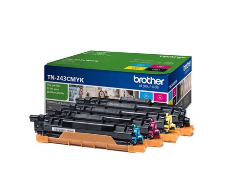 Brother TN 243CMYK Value Pack 4 Toners De Marque TN 243 4 X 1000