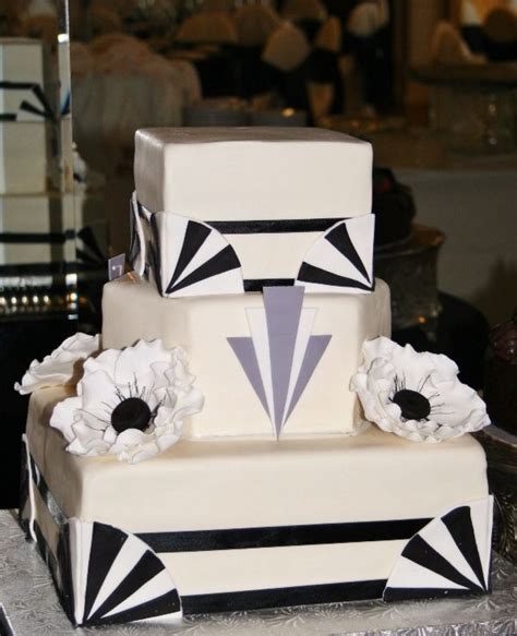 Art Deco Wedding Cake Art Deco Wedding Cake Art Deco Cake Fancy