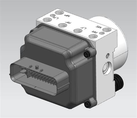 汽车abs刹车模块 Step 模型图纸下载 懒石网