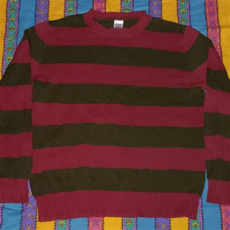 Vintage Sweaters A Nightmare On Elm Street Freddy Krueger Sweater