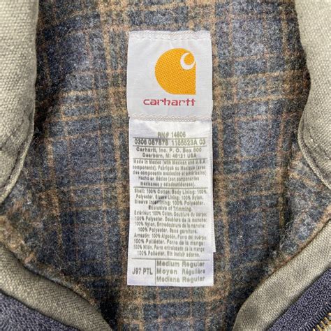 Rare Carhartt Gray Petrol Detroit Work Jacket J97 PTL Men S Fashion