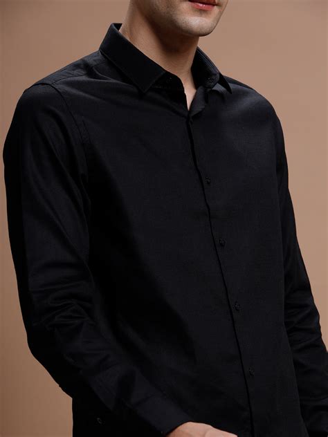 Black cotton Shirt – The Collection