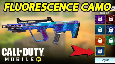 New Tournament Camo Fluorescence Cod Mobile Season Youtube