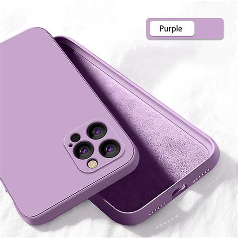 Novo Iphone Pro Liquid Silicone Luxury Case Dark Purple No Shoptime