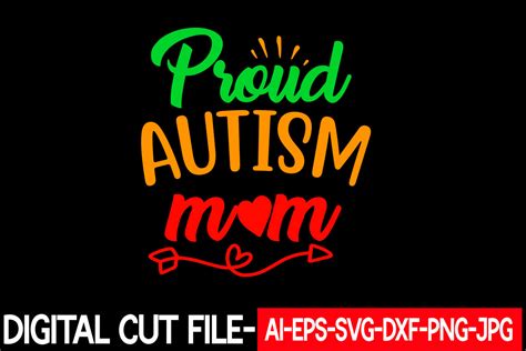 Proud Autism Mom Svg Graphic By Emdgraphic · Creative Fabrica