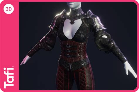 Immortals Outfit Female From Tafi 3D Clothing Unity Asset Store