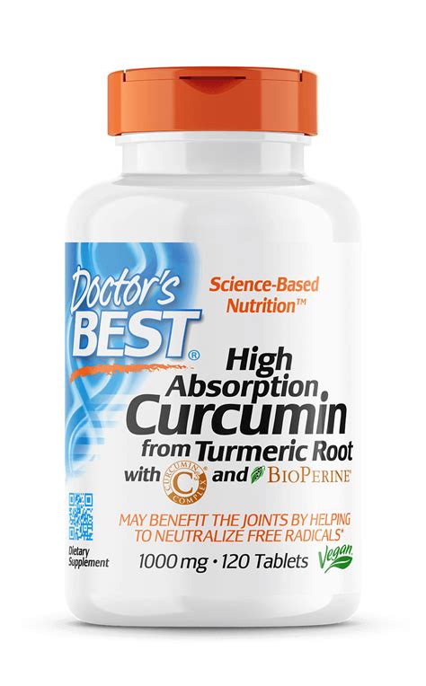 Doctor S Best Curcumin C3 Complex With Bioperine 120 Tabl GymShop