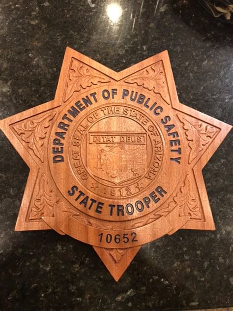 Arizona State Trooper's Badge | Etsy