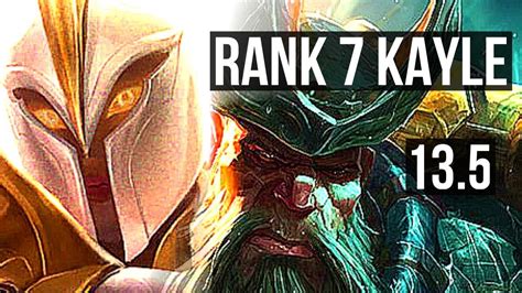 Kayle Vs Gp Top 501 Rank 7 Kayle Kr Challenger 135 Youtube