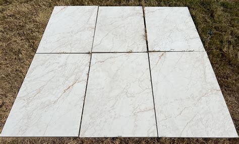 Carrara Marble Porcelain Paving Slabs 900 X 600