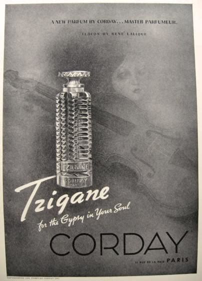 1939 Corday Tzigane Perfume Ad Vintage Health And Beauty Ads