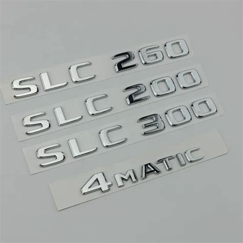 Emblema Abs Para Mercedes Benz Slc R Logotipo Da Placa De Identifica