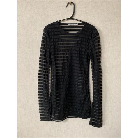 Alexander Wang T By Alexander Wang シースルー ボーダー カットソーの通販 By Nothing