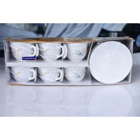 Luminarc® Elise Cup and Saucer Set 6 Pairs Cawan Elise MADE IN FRANCE ...