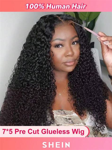 Kinky Curly Bye Bye Knots 7x5 Lace Wig Pre Bleached Knots Pre Plucked