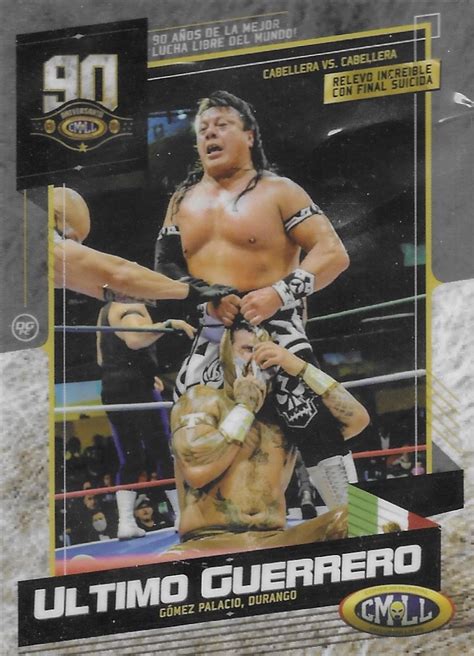 CMLL 90TH ANNIVERSARY 2023 ULTIMO GUERRERO CRAZY CARD COLLECTOR