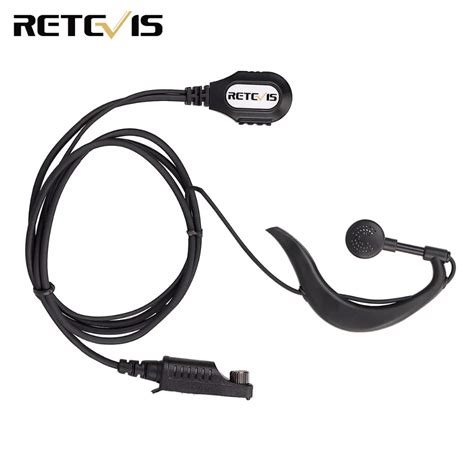 Aliexpress Buy Retevis G Shape Ear Hook Microphone Earpiece For