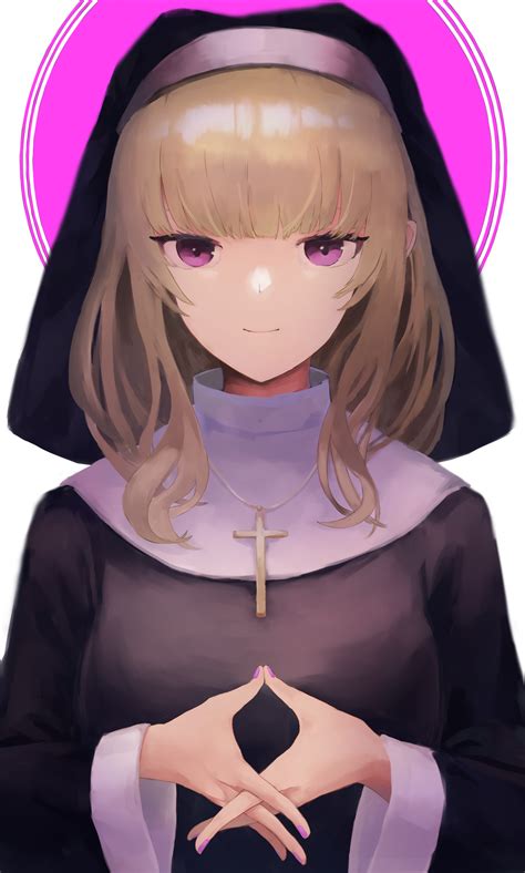 Original Characters Nuns Anime Anime Girls Artwork Digital Art