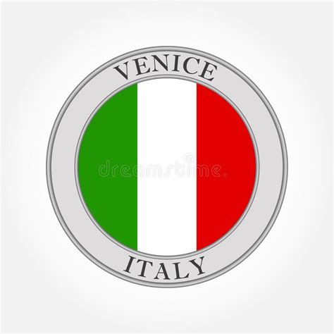 Italian Flag Round Icon. Italy and Milan Circle Badge, Symbol or Button ...