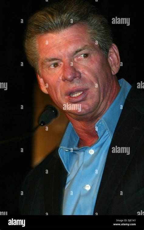 Mar 18 2003 New York New York Usa Wwe Chairman Vince Mcmahon At