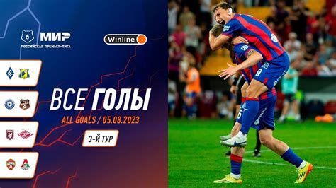 Все голы 5 08 2023 3 тур Мир РПЛ 2023 24 Win Big Sports