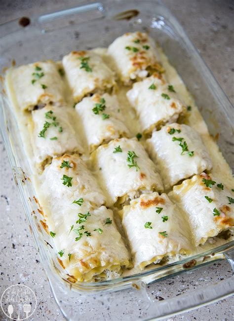 Chicken Alfredo Lasagna Roll Ups Lmldfood