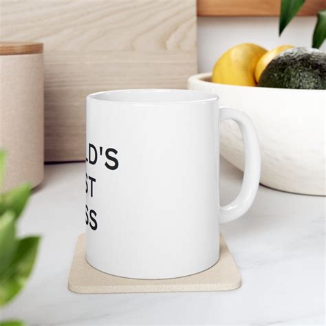 The Office Worlds Best Boss Mug 11oz Coffee Cup Michael Scott Replica