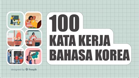 Kata Kerja Bahasa Korea Untuk Pemula Youtube