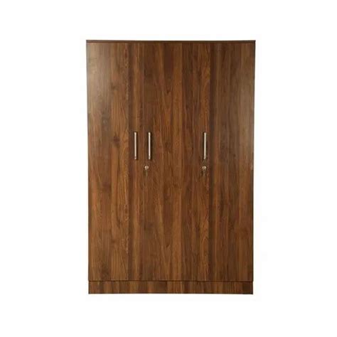 Three Door Wooden Wardrobe At Rs Square Feet Door Almirah In