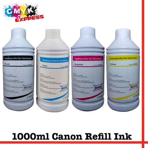 Canon 1000ml Refill Ink Megatank G1000 G1010 G2000 G2010 G3000 G3010