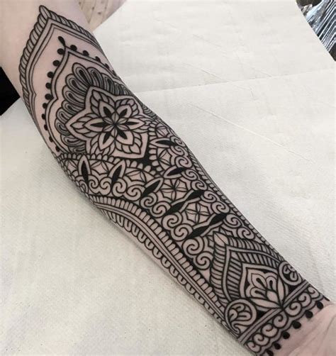 Ornamental Tattoo Artist Jack Peppiette Artwoonz Tattoo Sleeve