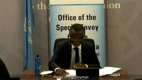 Parfait Onanga Anyanga Special Envoy On The Situation In Sudan And