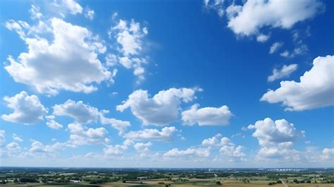 Photography of natural landscape of sky cloud background | AI-generated image