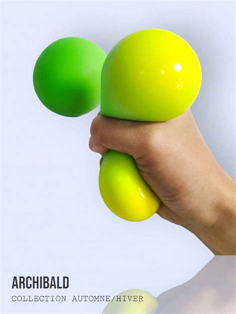 Squishy Figfet Ball Kit 10 Pieces Plain Color To Squeeze Stress Ball Anti Stress New Model 2024