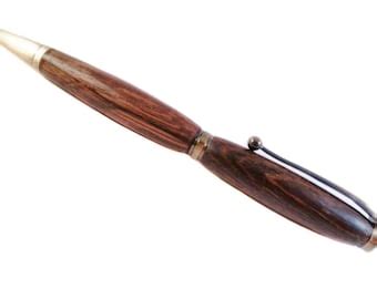 Personalized Irish Bog Oak Wooden Pen Perfect Th Anniversary Gift Etsy