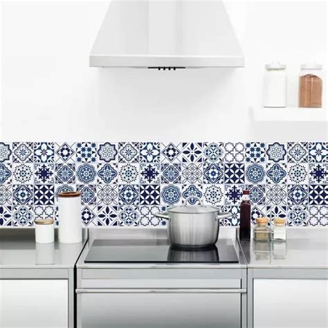 Tapiz Cubierta Adherible Talavera Vinil Cocina Muebles Pared Meses