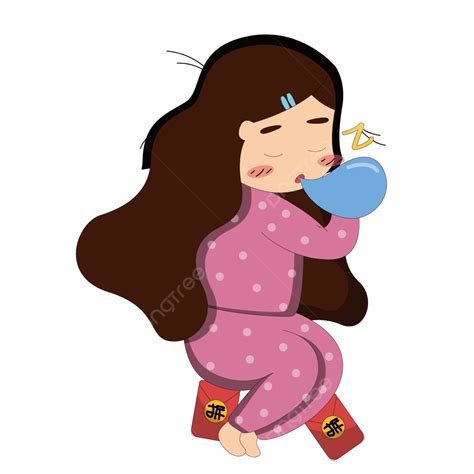 Gambar Gadis Kecil Yang Manis Tidur Karakter Gadis Kecil Pergi Tidur