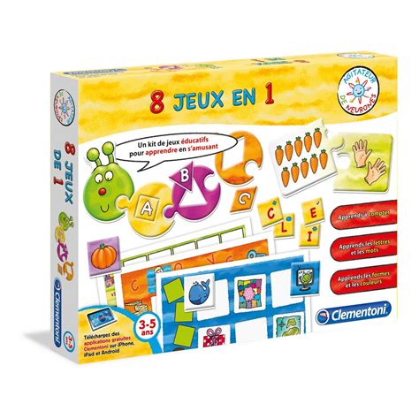 CLEMENTONI 8 Jeux En 1 Pas Cher Auchan Fr