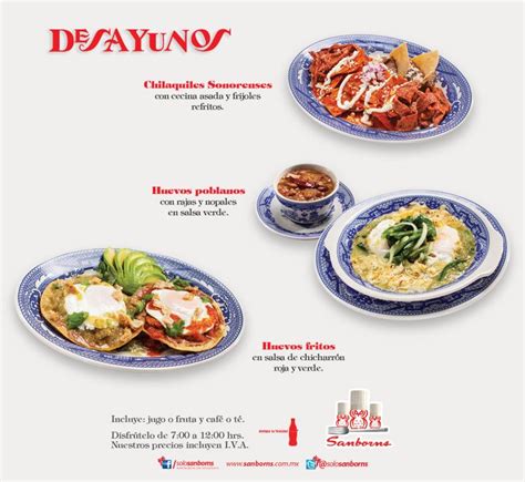 Descubrir Imagen Desayunos En Sanborns Precios Viaterra Mx