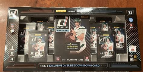 2024 Panini Donruss NFL Football Costco Bundle Box W Oversized