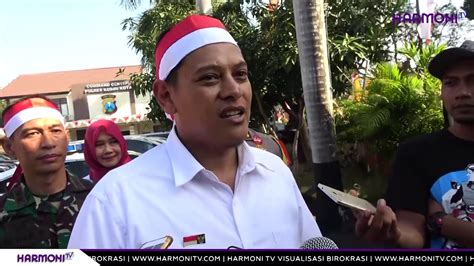 Bareng Ribuan Pemuda Walikota Kediri Ikuti Kirab Merah Putih Youtube